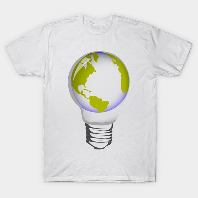 world lamp Design T-Shirt by INDONESIA68